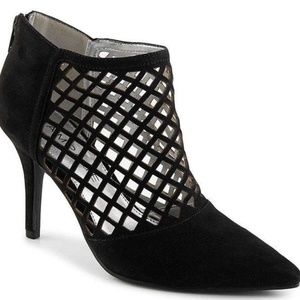 Caged Cut out Ankle Booties Heels